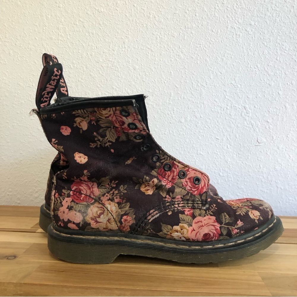 Doctor martens Canvas Victorian flowers